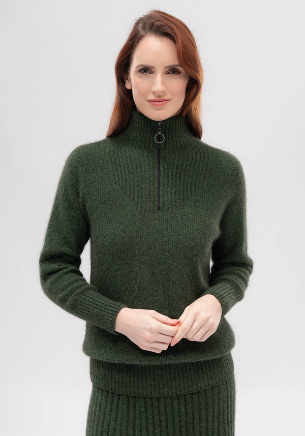 Womens Seraphina Zip Sweater