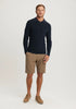 Mens Lee Half Zip  Dark Navy 100259vn
