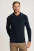 Mens Lee Half Zip  Dark Navy 100259vn