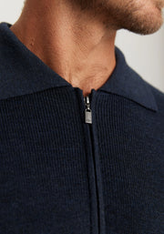 Mens Lee Half Zip  Dark Navy 100259vn