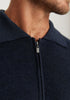 Mens Lee Half Zip  Dark Navy 100259vn