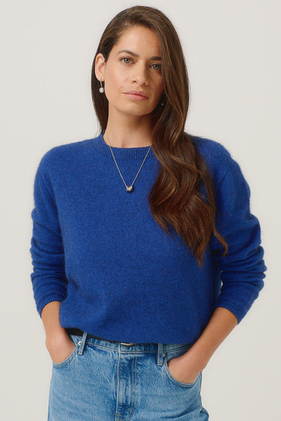 Womens Mia Crew Dusty Blue 100296