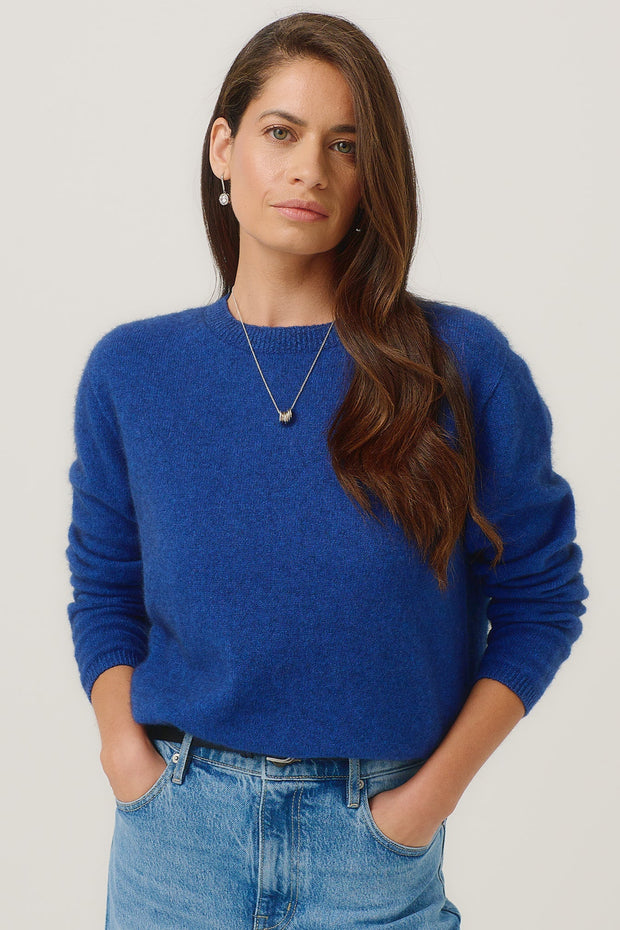 Womens Mia Crew Dusty Blue 100296