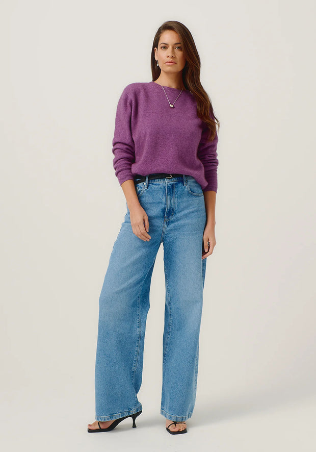 Womens Mia Crew Lilac 100296