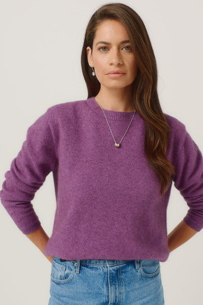 Womens Mia Crew Lilac 100296