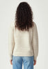 Womens Chunky Half Zip Beech Fleck 100439