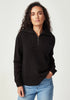 Womens Chunky Half Zip Chocolate 100447