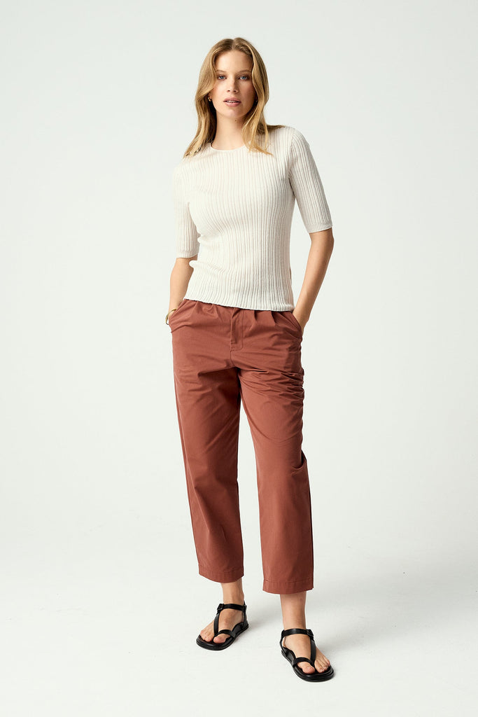 Womens Summer T Ecru 100455
