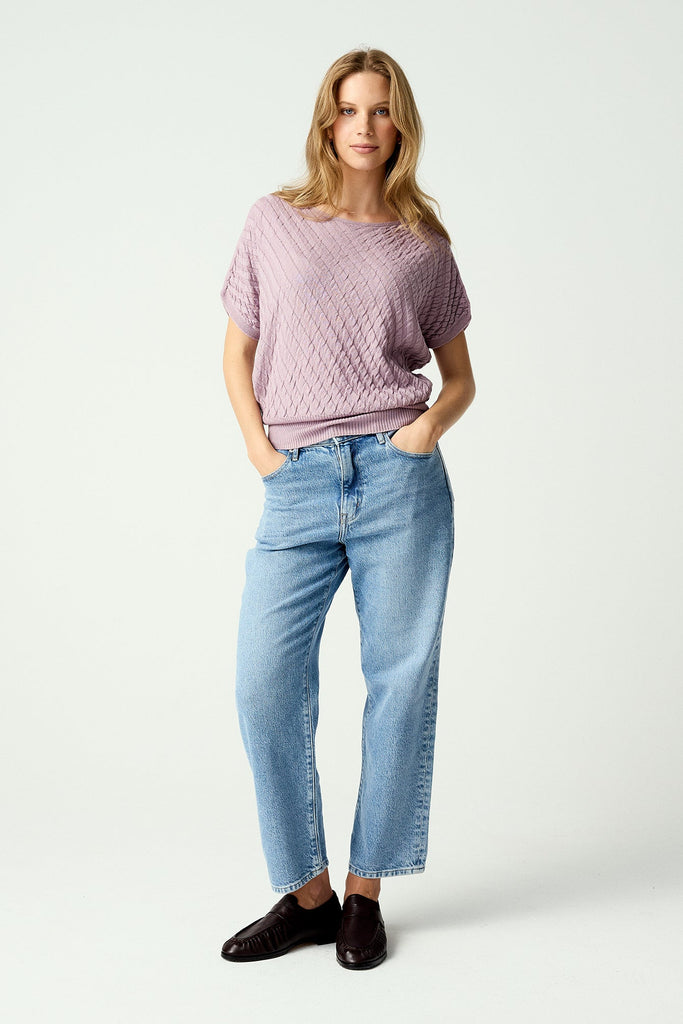 Womens Hannah Tee Lilac Dust 100457