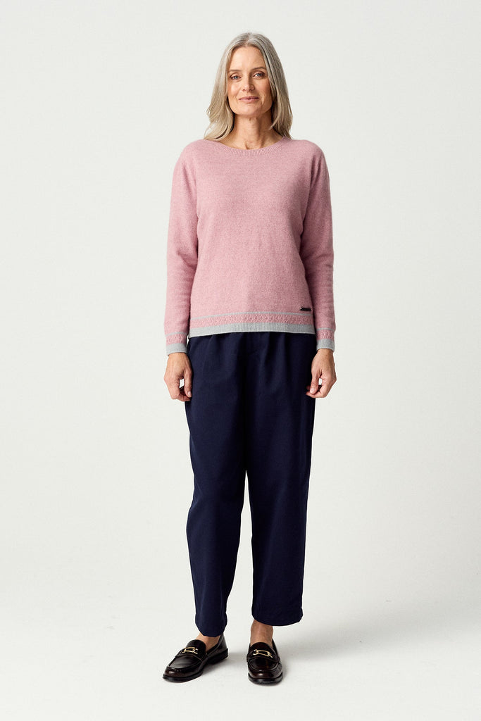 Womens Hayes Sweater  Lily /Stone 100490