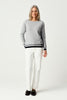 Womens Hayes Sweater  Stone/Ink 100490