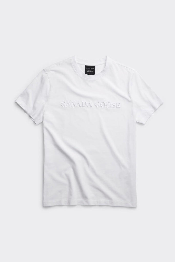 Mens Emersen Crewneck T-Shirt White  1420M2