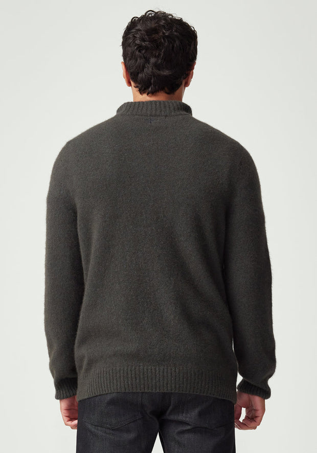 Mens Estuary Half Zip Basalt/Latte 1500