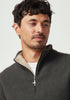 Mens Estuary Half Zip Basalt/Latte 1500