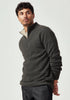 Mens Estuary Half Zip Basalt/Latte 1500