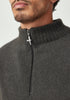 Mens Estuary Half Zip Basalt/Latte 1500