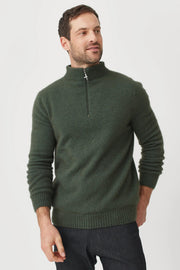 Mens Estuary Half Zip-Wilderness/Basalt-1500