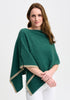 Womens Two Tone Poncho