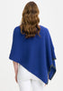 Womens Two Tone Poncho Lapis/Sate 1623