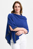 Womens Two Tone Poncho Lapis/Sate 1623