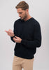 Mens Cassum V Neck Sweater-Ink-1723