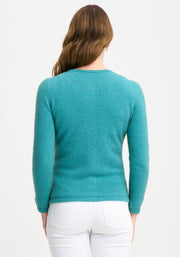 Womens Shell Cardigan-Glacier-1736