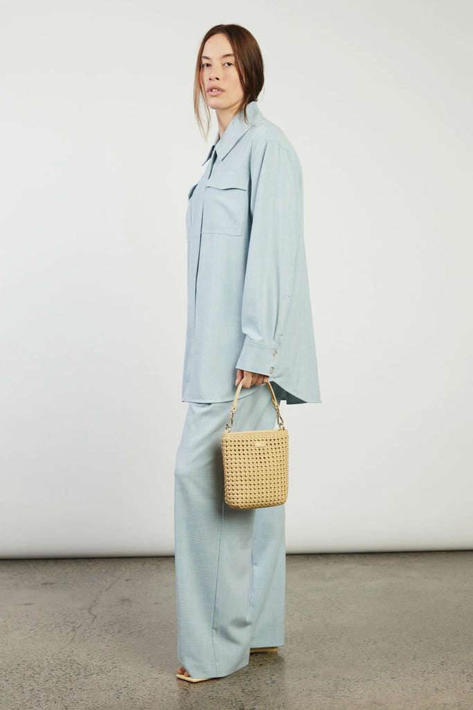 Coco Mini Bag  Raffia Braid