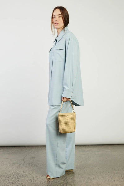 Coco Mini Bag  Raffia Braid