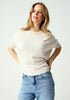 Womens Easy Knit Tee Ecru 1843