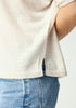 Womens Easy Knit Tee Ecru 1843