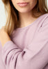 Womens Stitch Sweater  Lilac Dust 1859