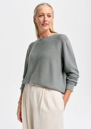 Womens Stitch Sweater -Pistachio-1859