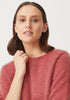 Womens June Knit Tee-Pink Clay-100313