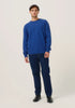 Mens Classic Crew Sweater Dusty Blue 1933