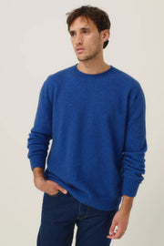 Mens Classic Crew Sweater Dusty Blue 1933