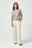 Womens June Knit Tee NaturalClay 100313