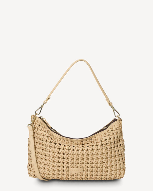 Claudia Crossbody Raffia Braid