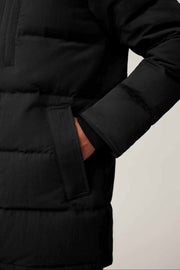 Mens Carson Parka - Crinkle Cotton  Black 2079MB2