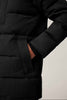 Mens Carson Parka - Crinkle Cotton  Black 2079MB2