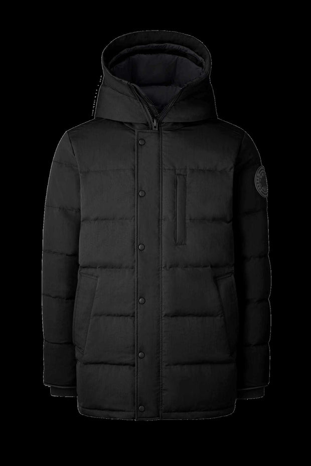 Mens Carson Parka - Crinkle Cotton  Black 2079MB2