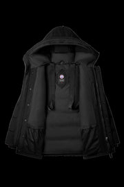 Mens Carson Parka - Crinkle Cotton  Black 2079MB2