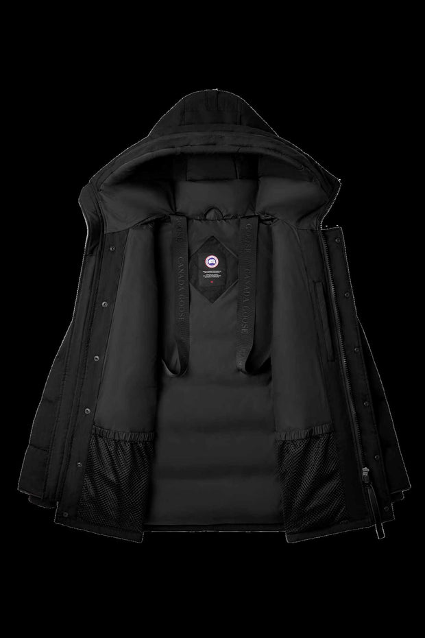 Mens Carson Parka - Crinkle Cotton  Black 2079MB2