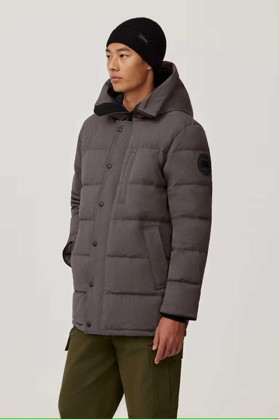 Mens Carson Parka - Crinkle Cotton  Coastal Grey 2079MB2