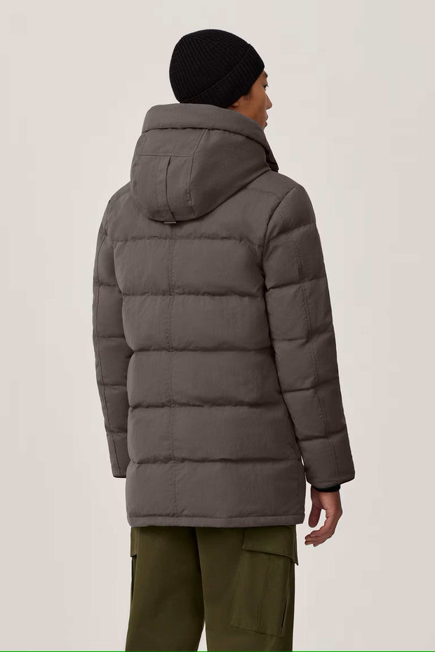 Mens Carson Parka - Crinkle Cotton  Coastal Grey 2079MB2