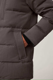 Mens Carson Parka - Crinkle Cotton  Coastal Grey 2079MB2