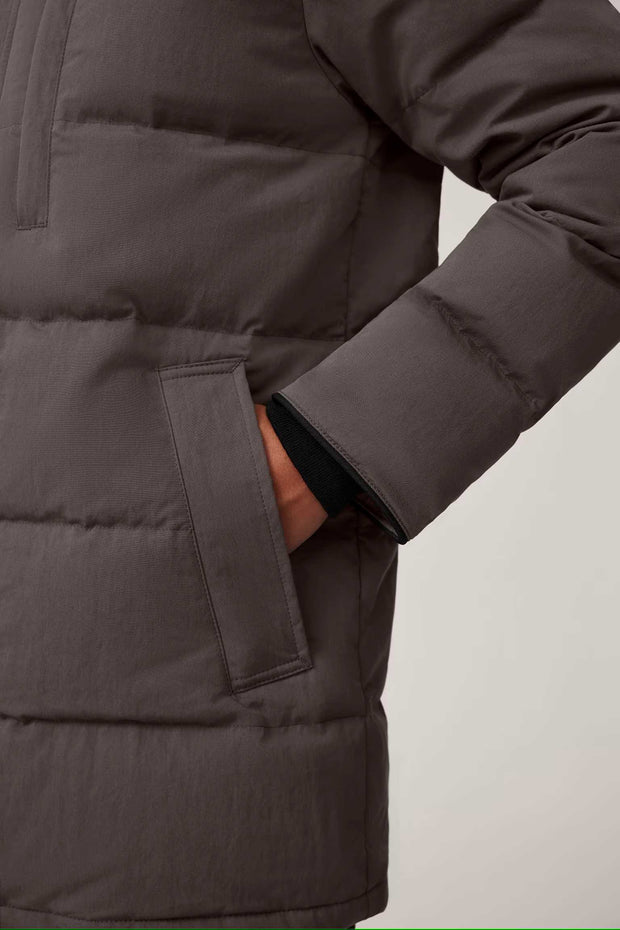 Mens Carson Parka - Crinkle Cotton  Coastal Grey 2079MB2