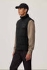 Mens Garson Vest Crinkle Cotton Black 2081MB2