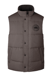 Mens Garson Vest Crinkle Cotton