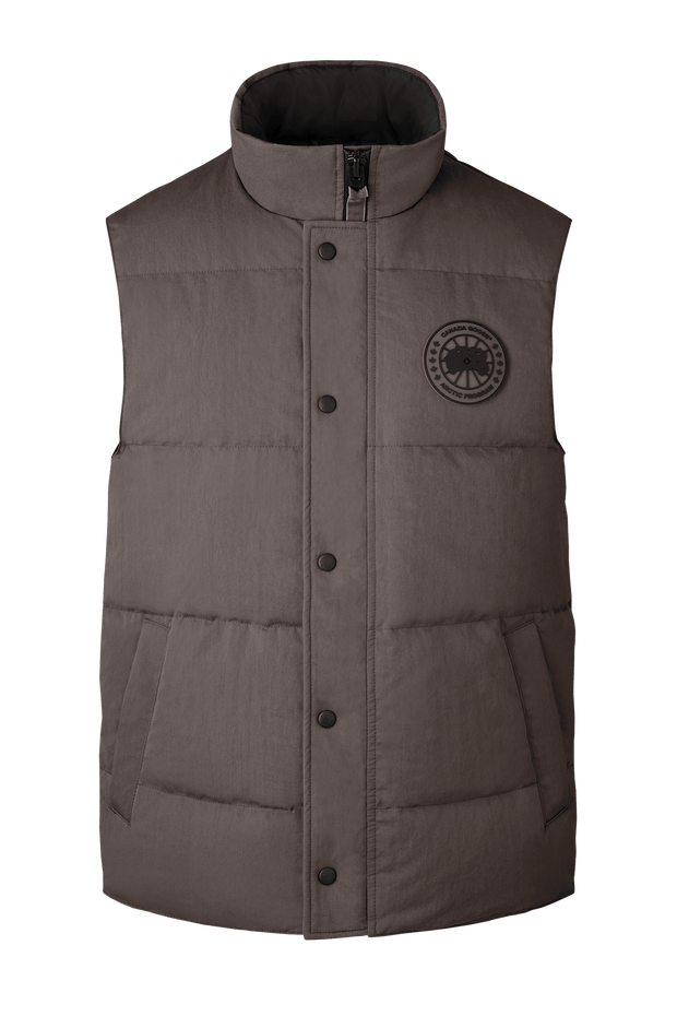 Mens Garson Vest Crinkle Cotton