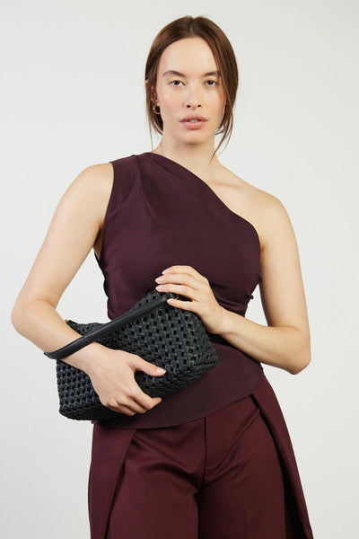 Claudia Crossbody Black Braid
